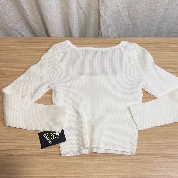 art class White Ribbed Tank Top - Picture 3 of 3